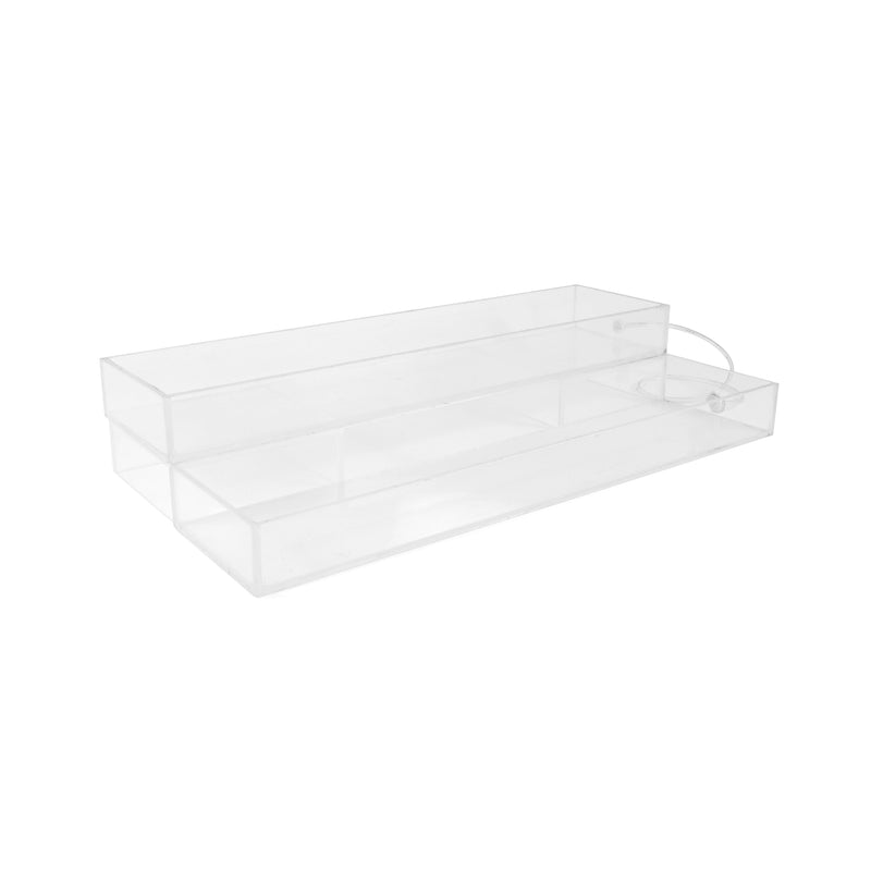 Lucite Display w/ Drain