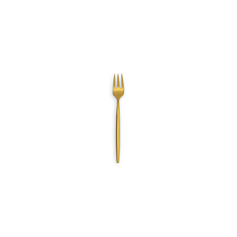 Luna Mirror Gold Cocktail Fork