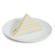 Maize and White Stripe Napkin