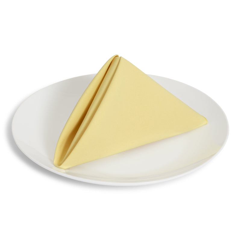 Solid Cotton Nouveau Maize Napkin