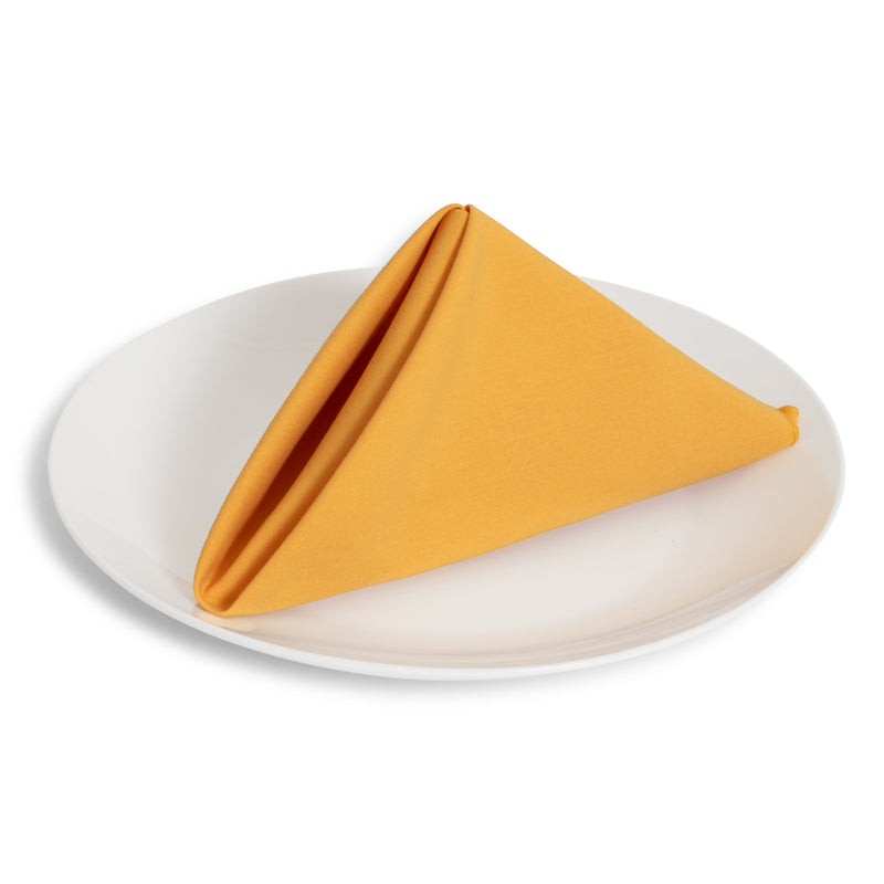 Solid Cotton Nouveau Mango Napkin