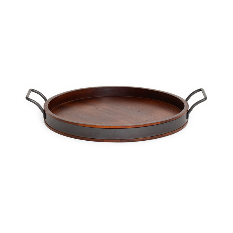 Mango Wood Tray Round