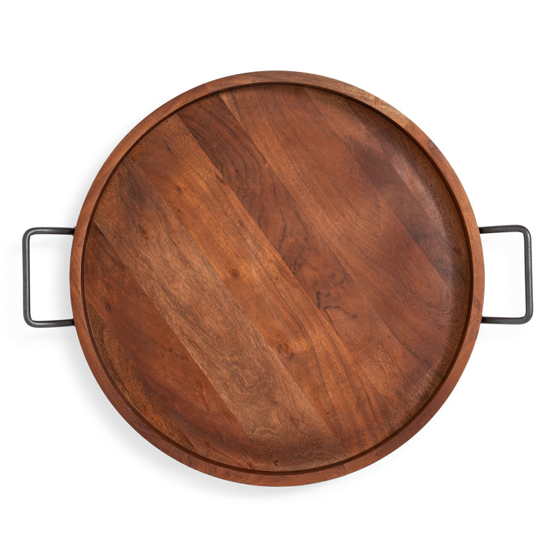 Mango Wood Tray Round