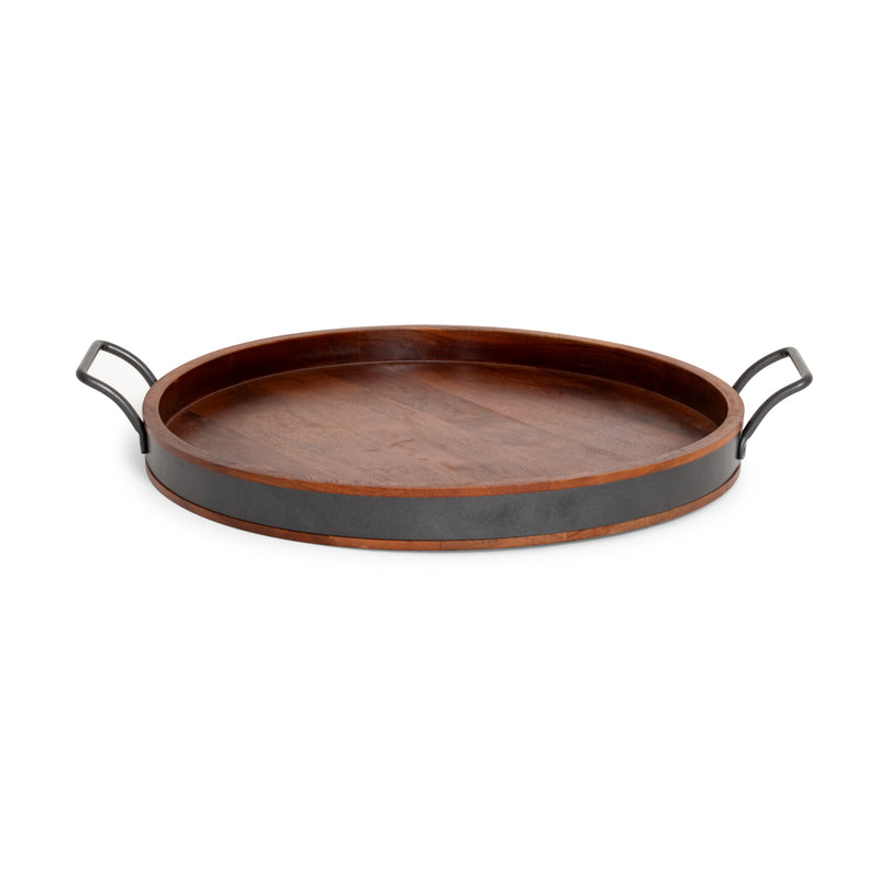 Mango Wood Tray Round
