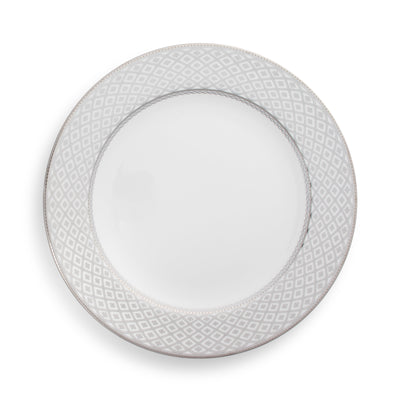 Marcella Platinum Charger 12"