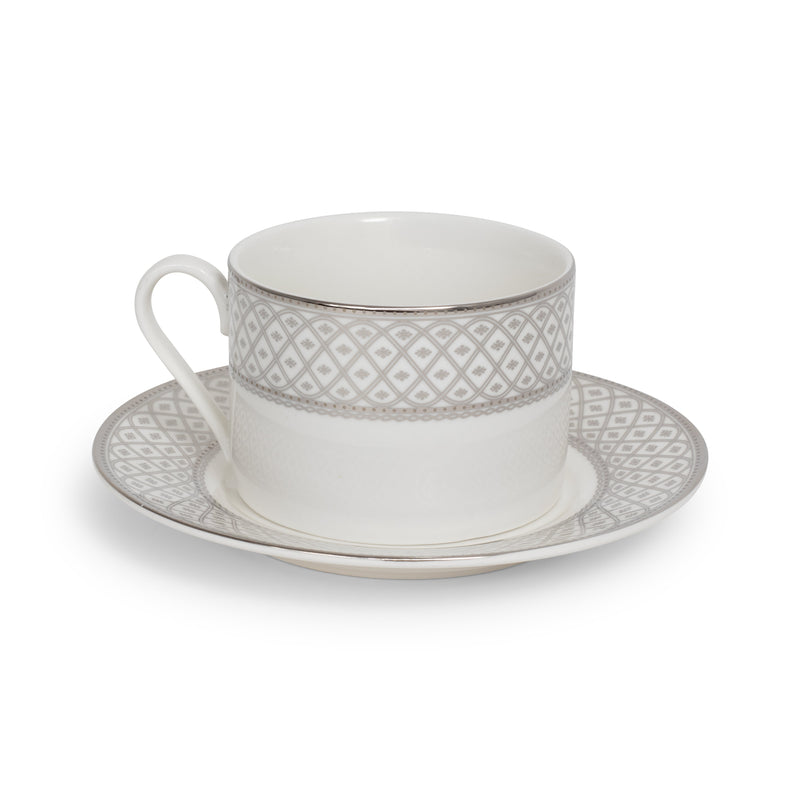 Marcella Platinum Cup/Saucer