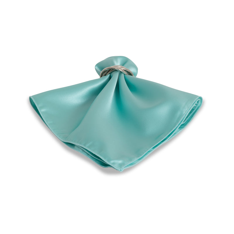 Matte Satin Aqua Napkin