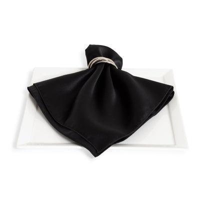 Matte Satin Black Napkin