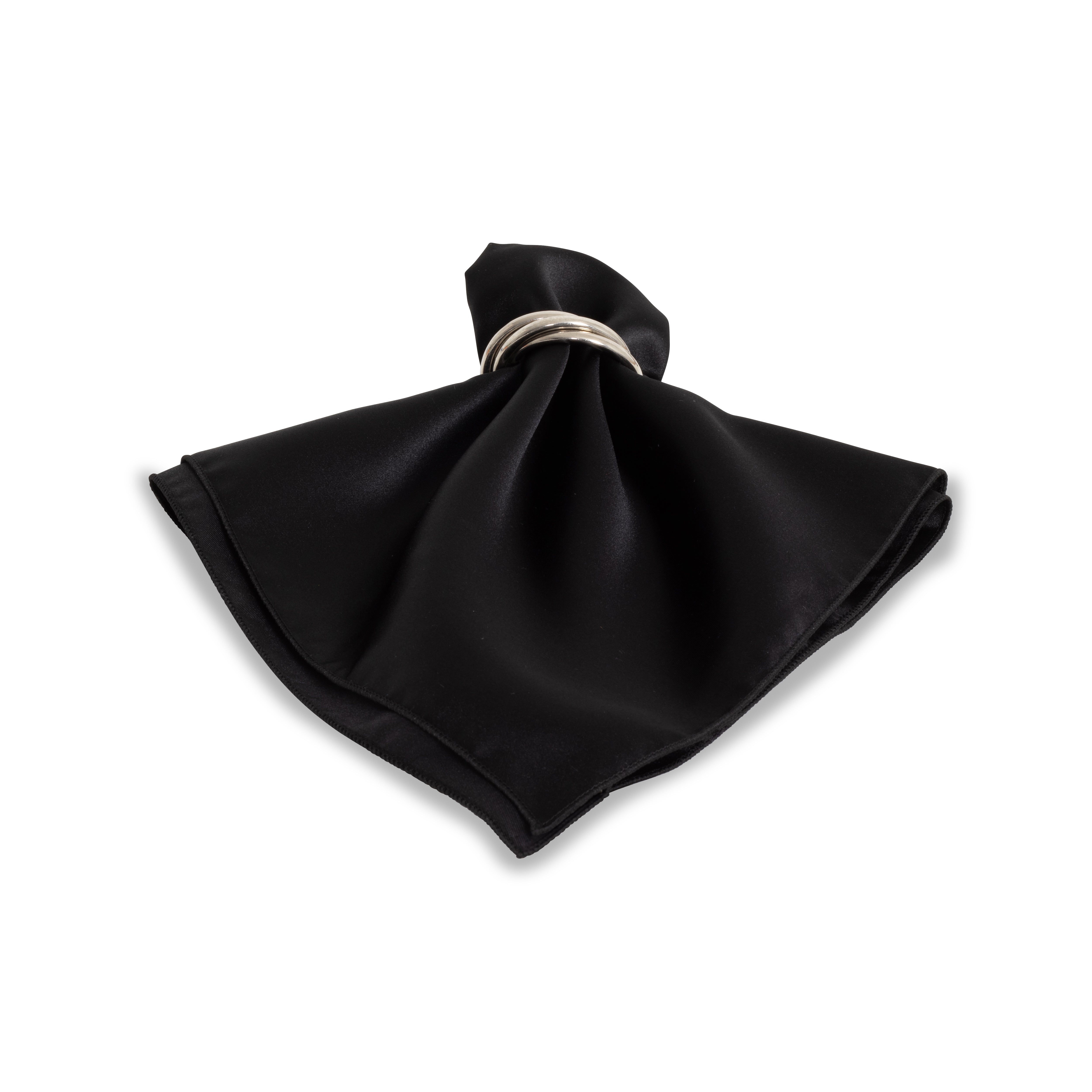 Matte Satin Black Napkin