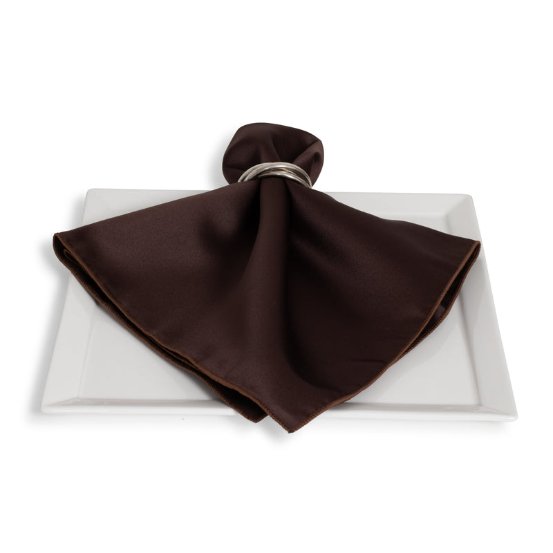 Matte Satin Brown Napkin