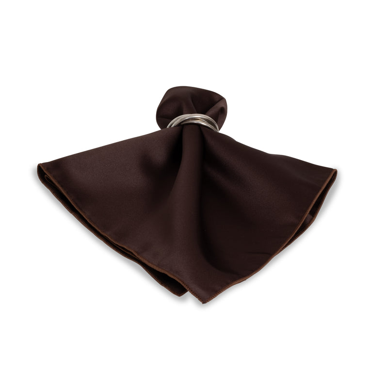 Matte Satin Brown Napkin