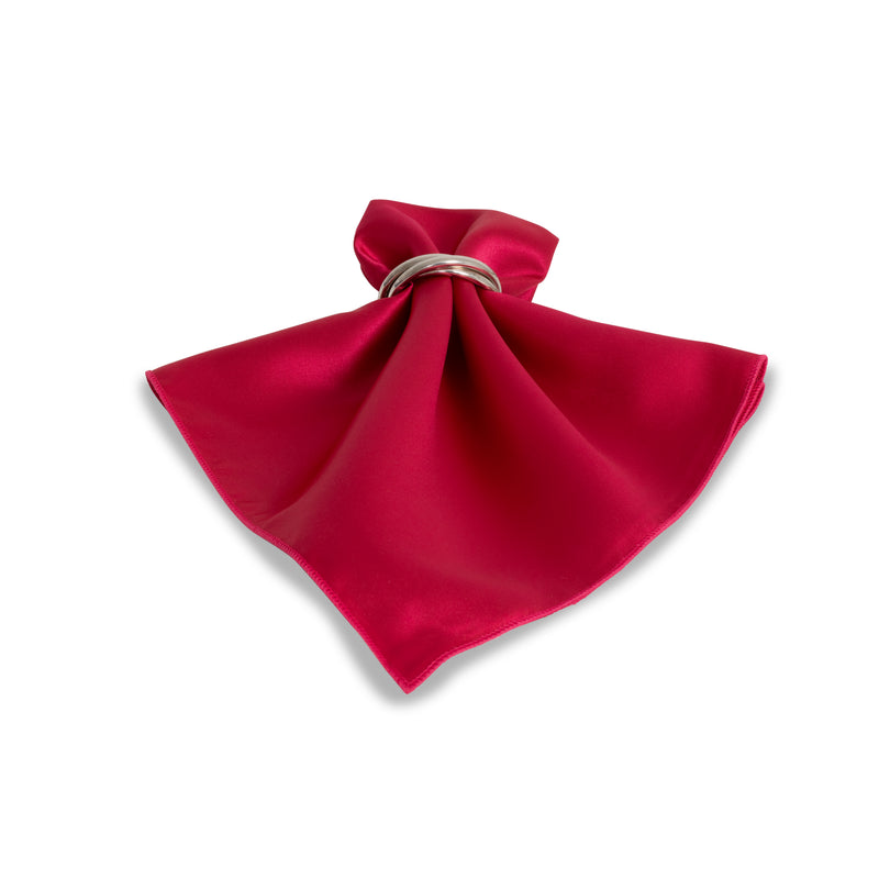 Matte Satin Cerise Napkin