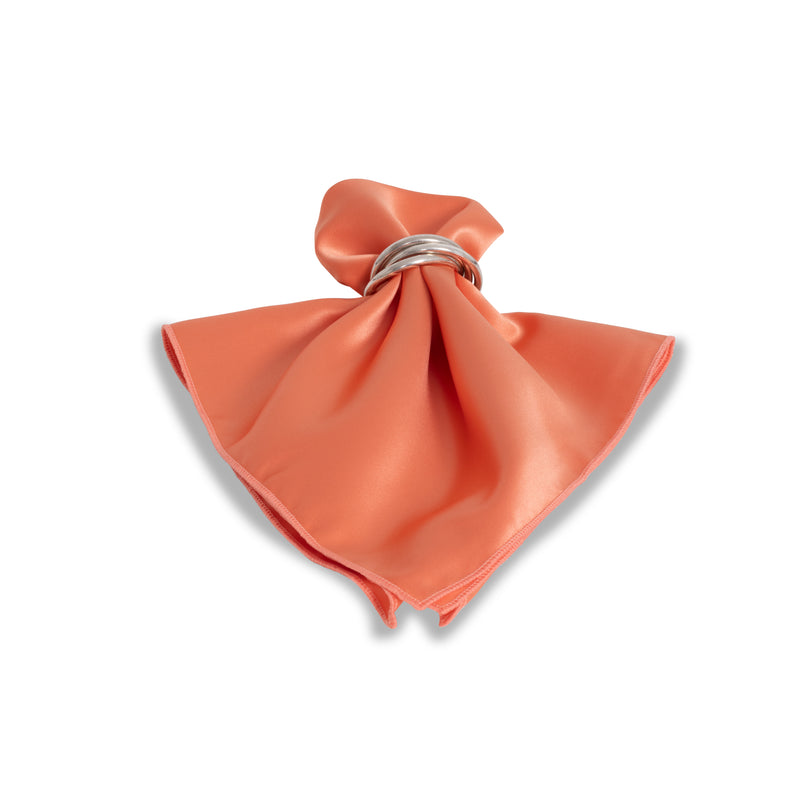 Matte Satin Coral Napkin