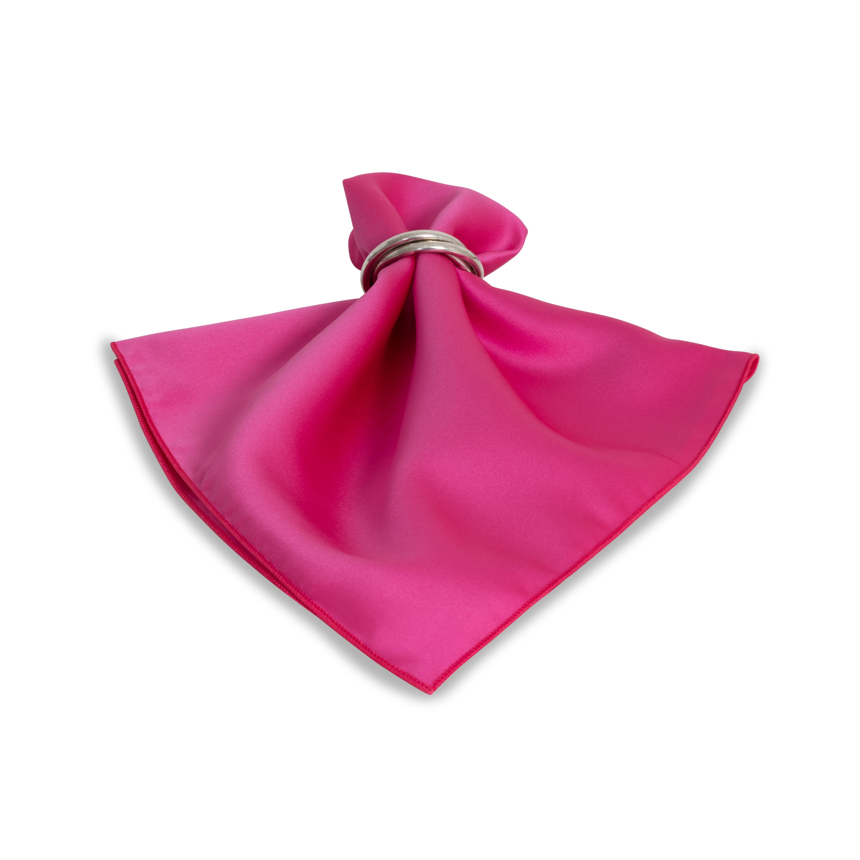 Matte Satin Hot Pink Napkin