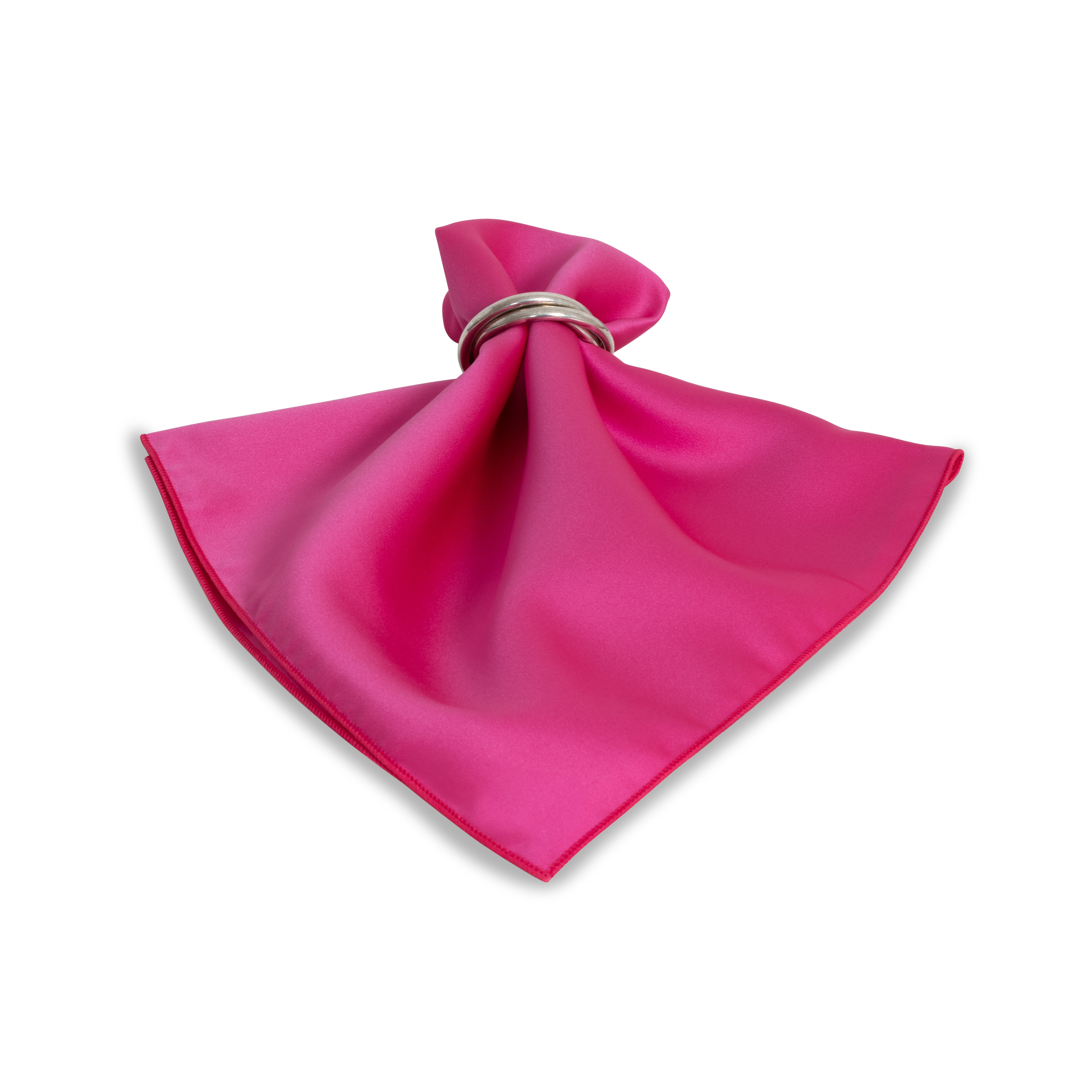 Matte Satin Hot Pink Napkin
