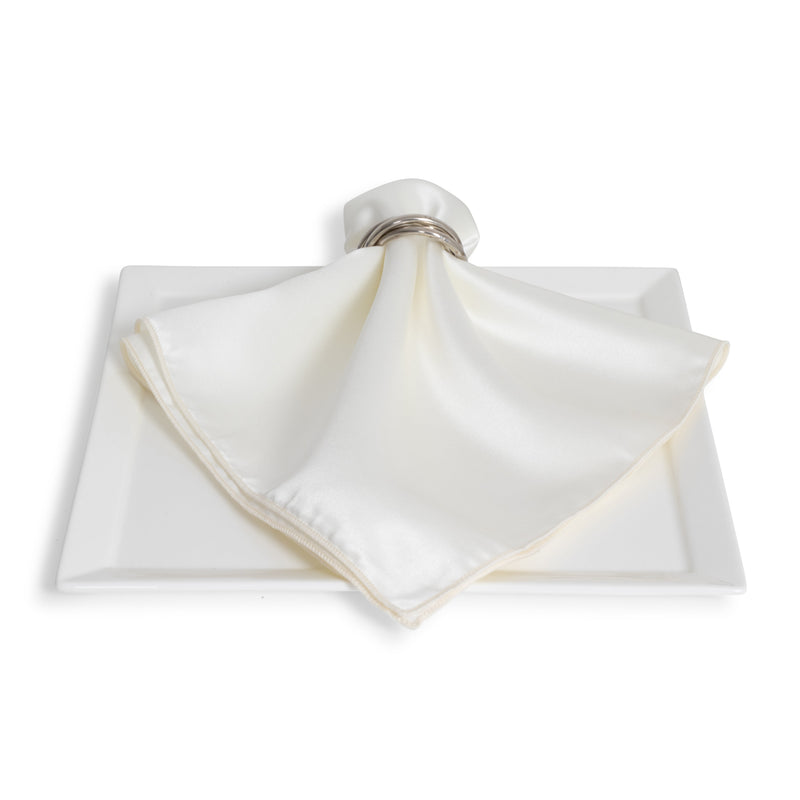 Matte Satin Ivory Napkin