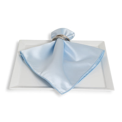 Matte Satin Light Blue Napkin