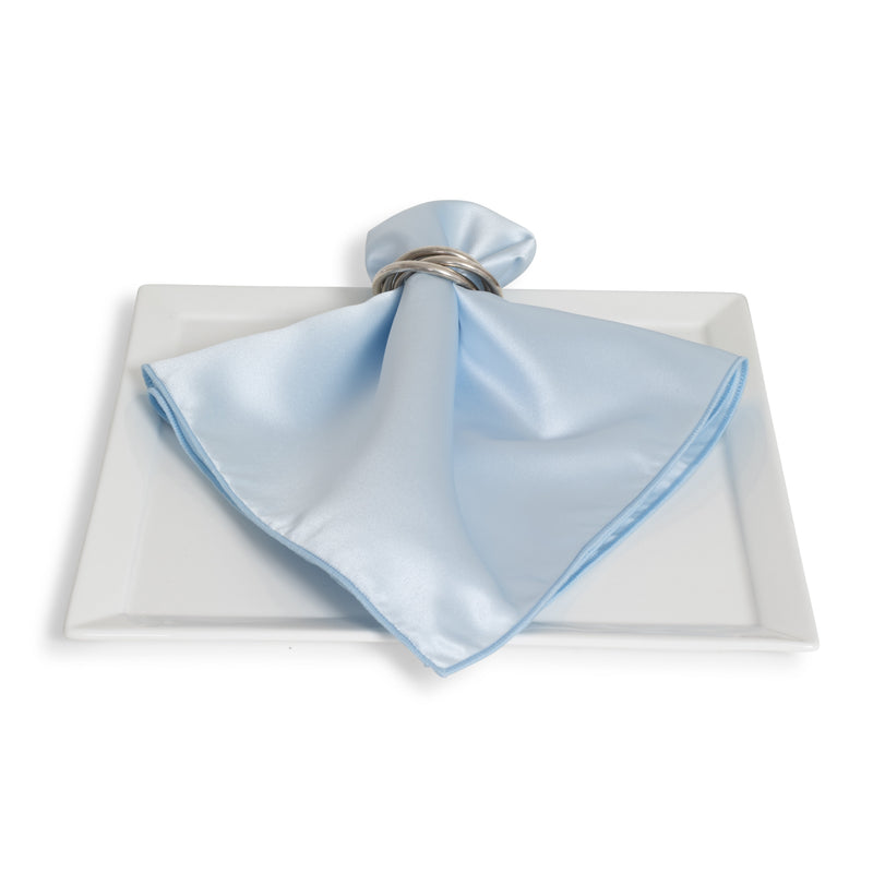 Matte Satin Light Blue Napkin