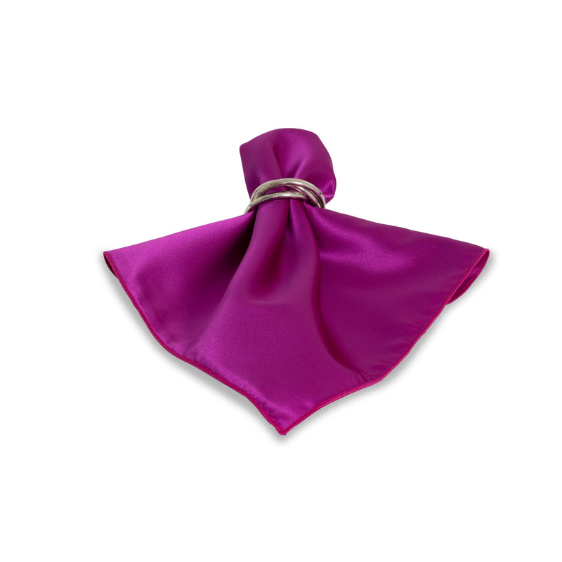 Matte Satin Magenta Napkin