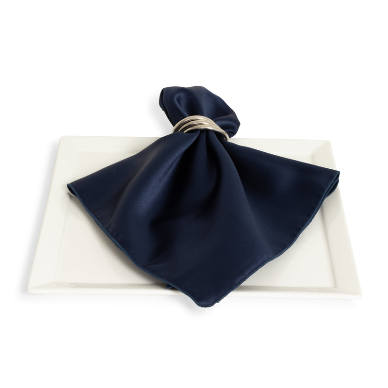Matte Satin Navy Napkin