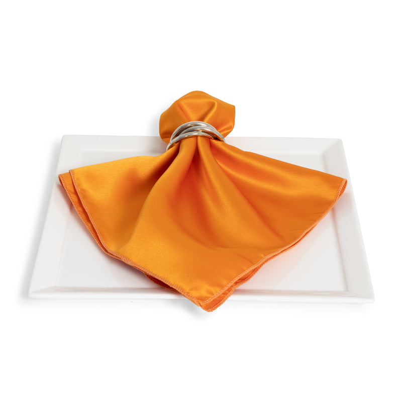 Matte Satin Orange Napkin