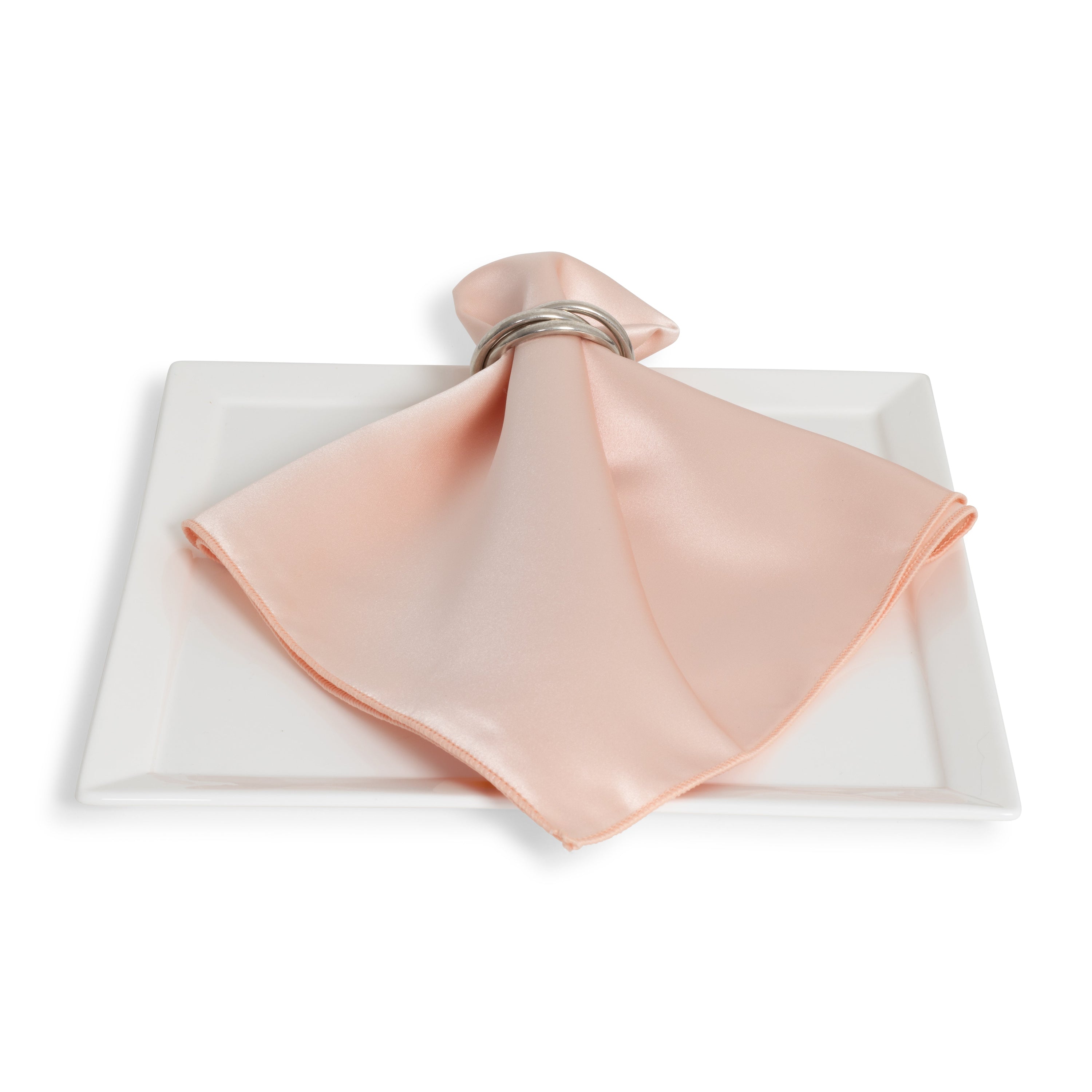 Matte Satin Peach Napkin