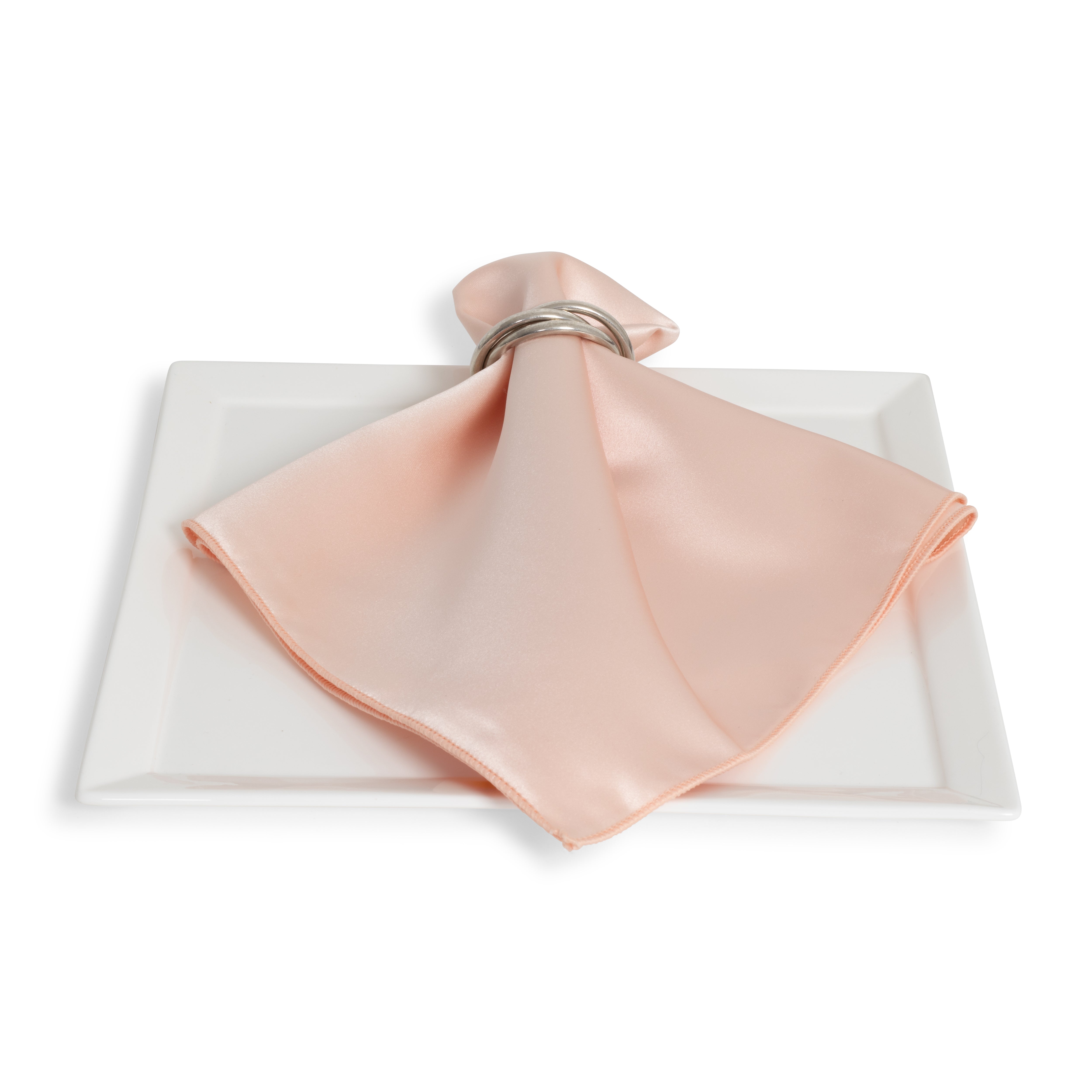 Matte Satin Peach Napkin