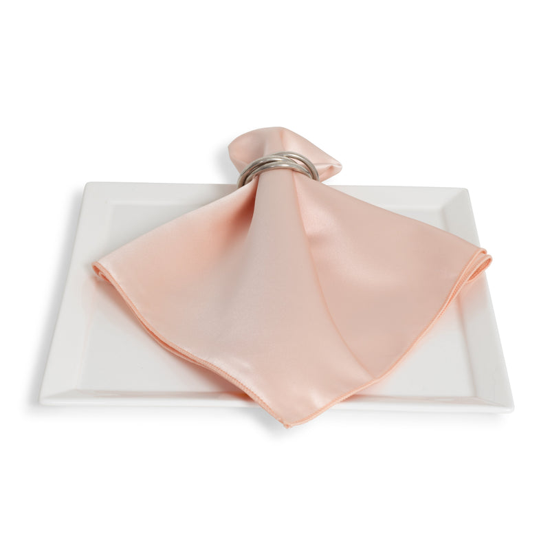 Matte Satin Peach Napkin
