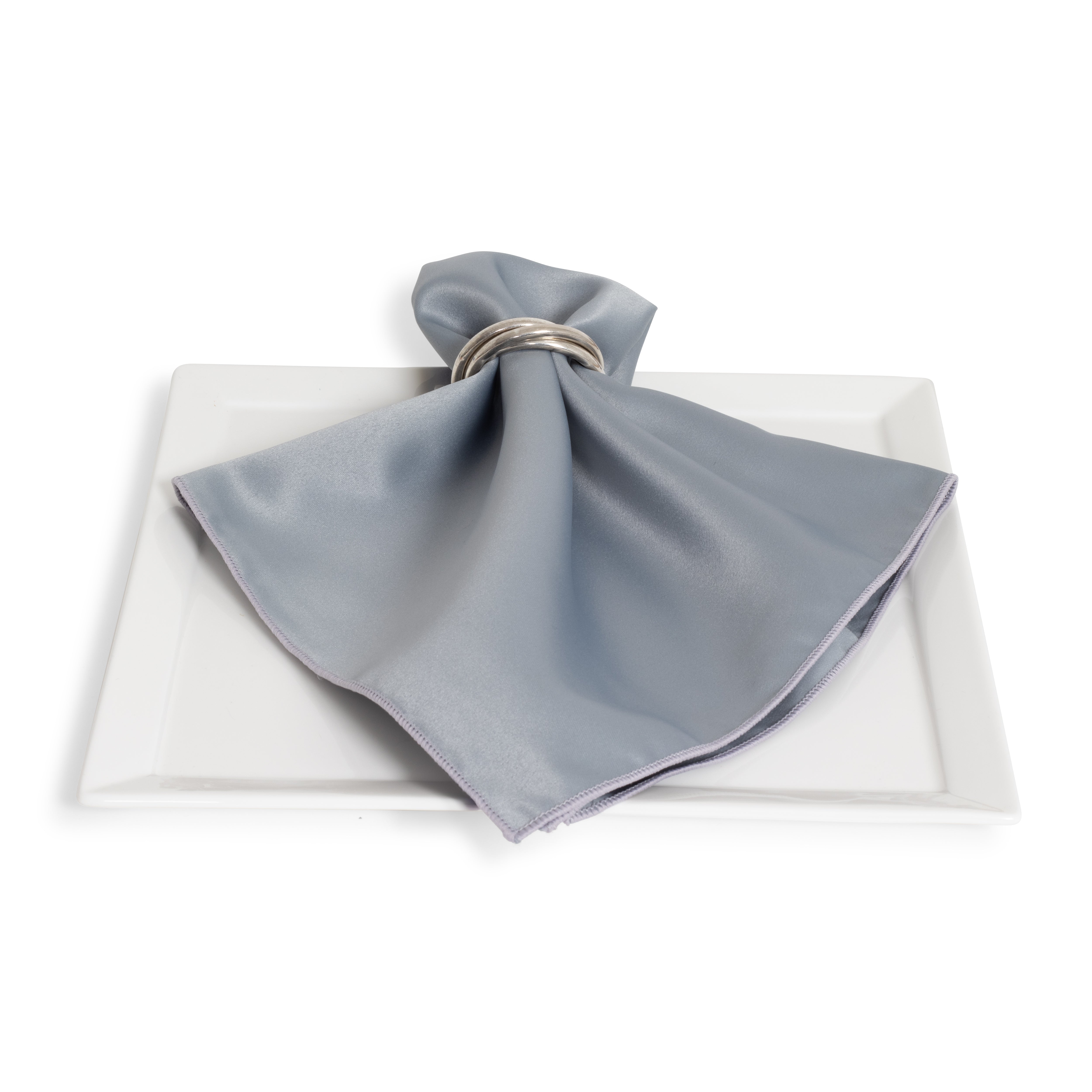 Matte Satin Platinum Napkin