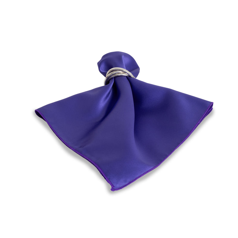 Matte Satin Purple Napkin