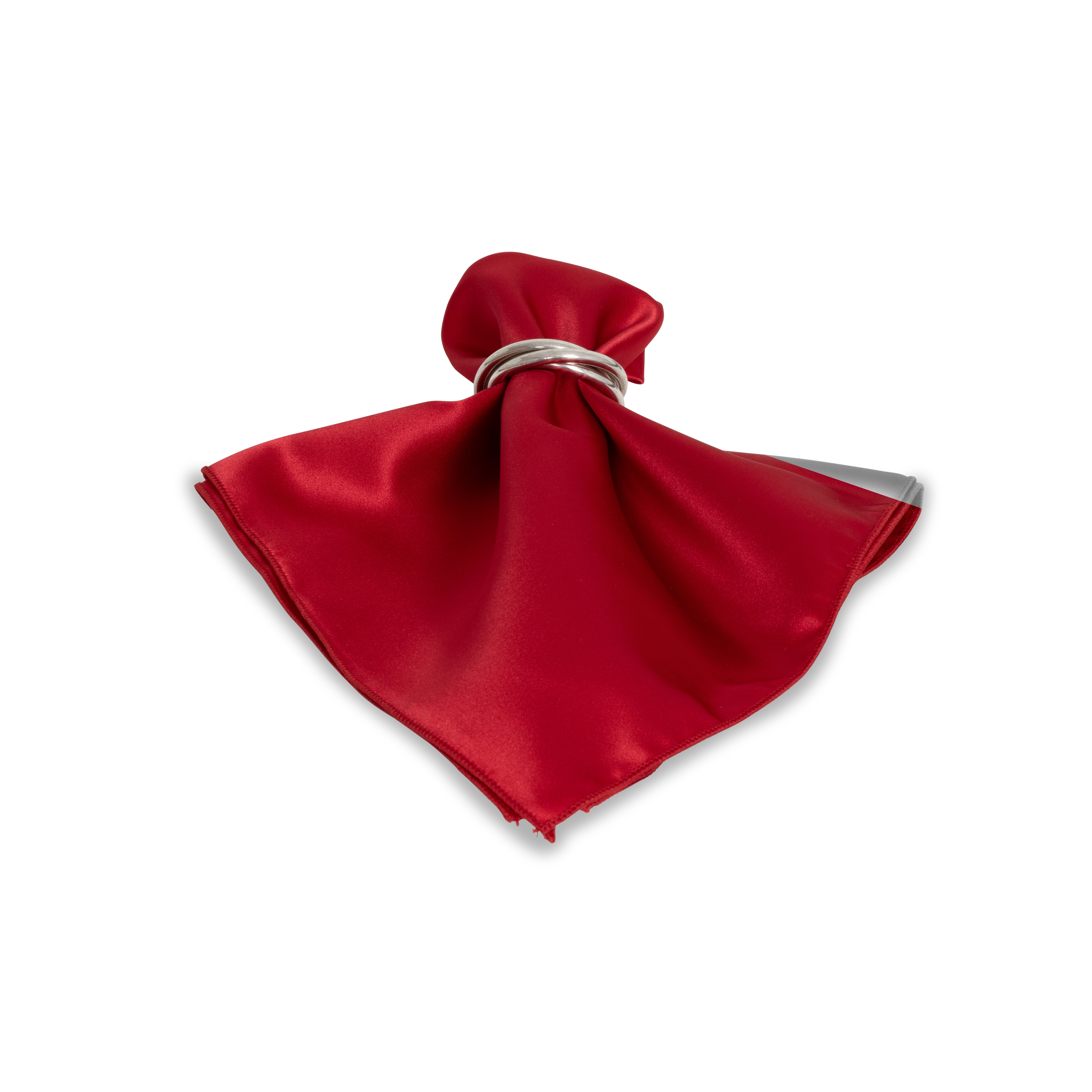 Matte Satin Red Napkin