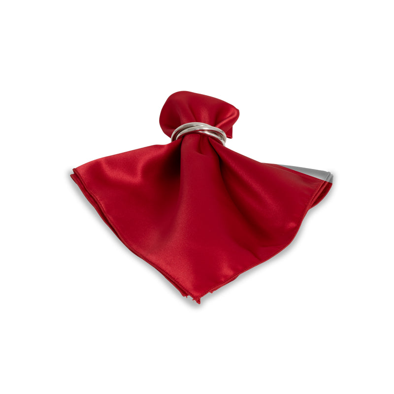 Matte Satin Red Napkin