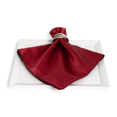 Matte Satin Ruby Napkin