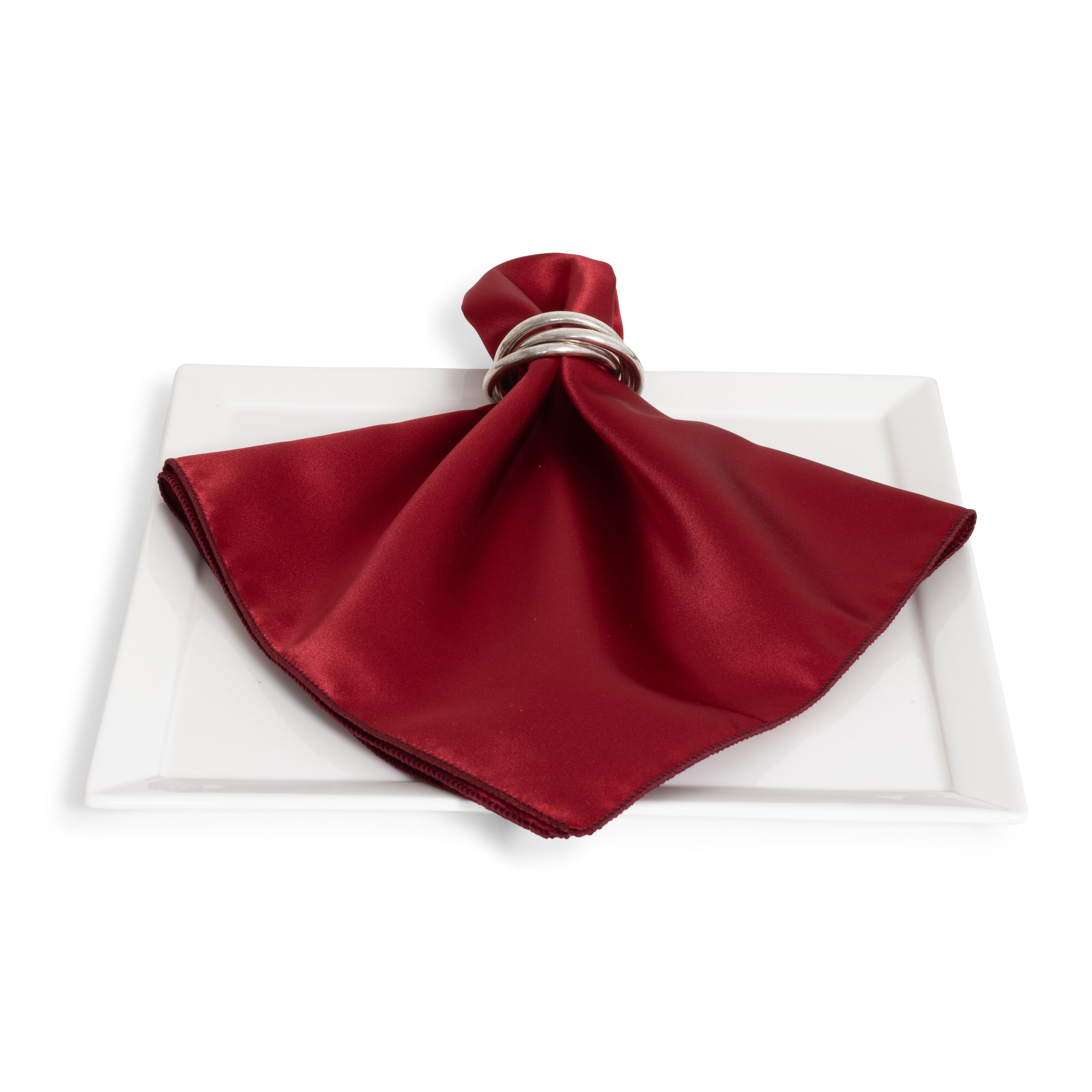 Matte Satin Ruby Napkin