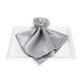 Matte Satin Silver Napkin