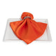 Matte Satin Tangerine Napkin
