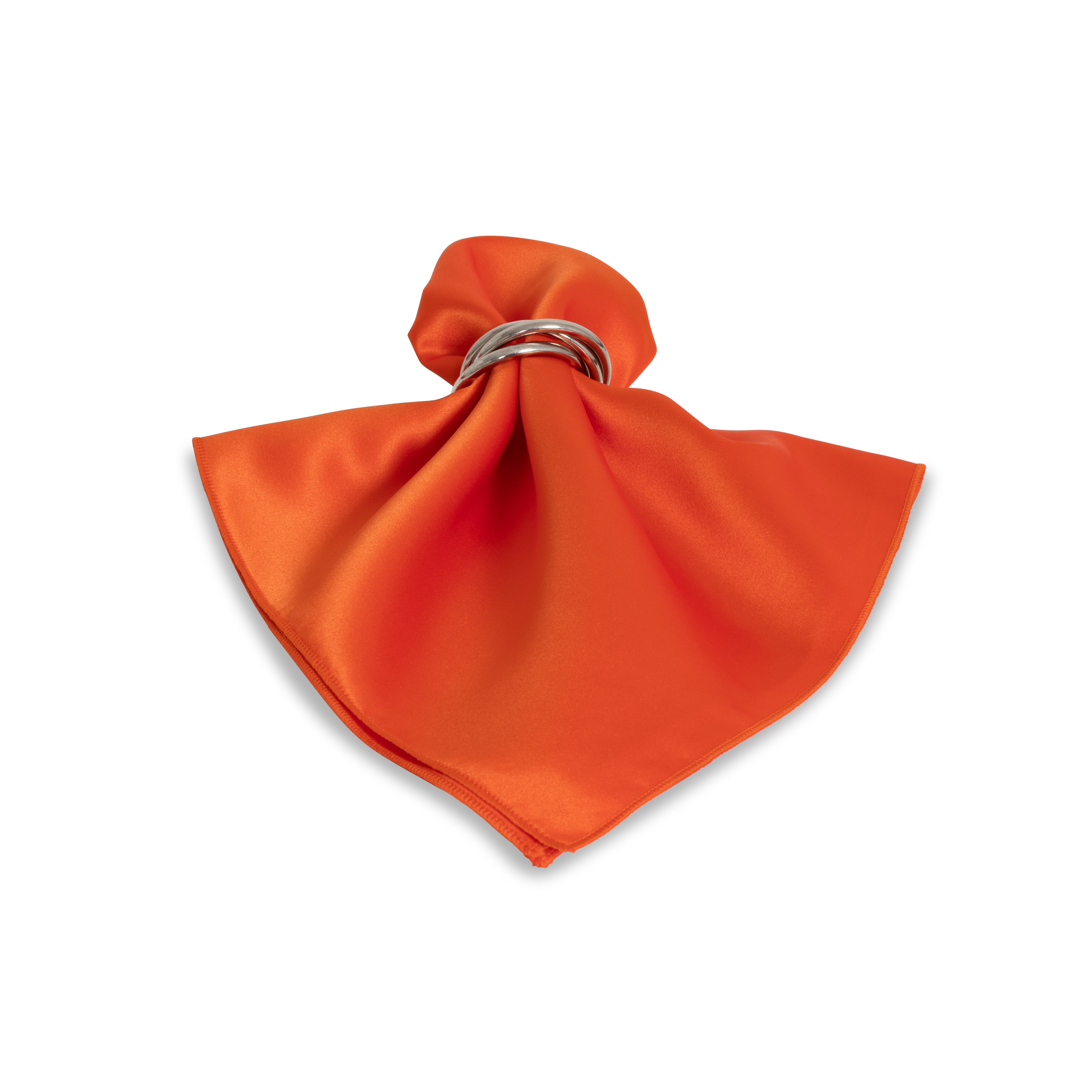 Matte Satin Tangerine Napkin