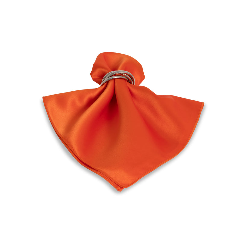 Matte Satin Tangerine Napkin