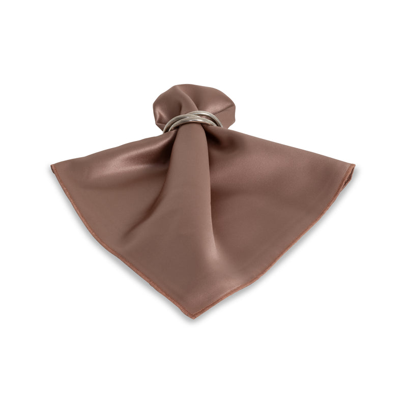 Matte Satin Taupe Napkin