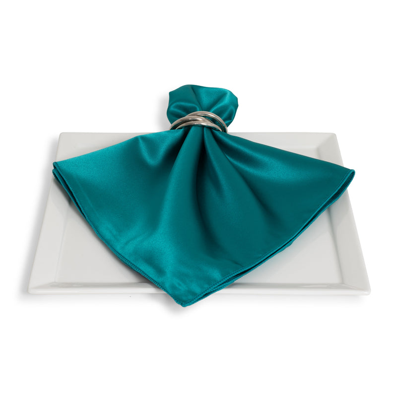 Matte Satin Teal Napkin