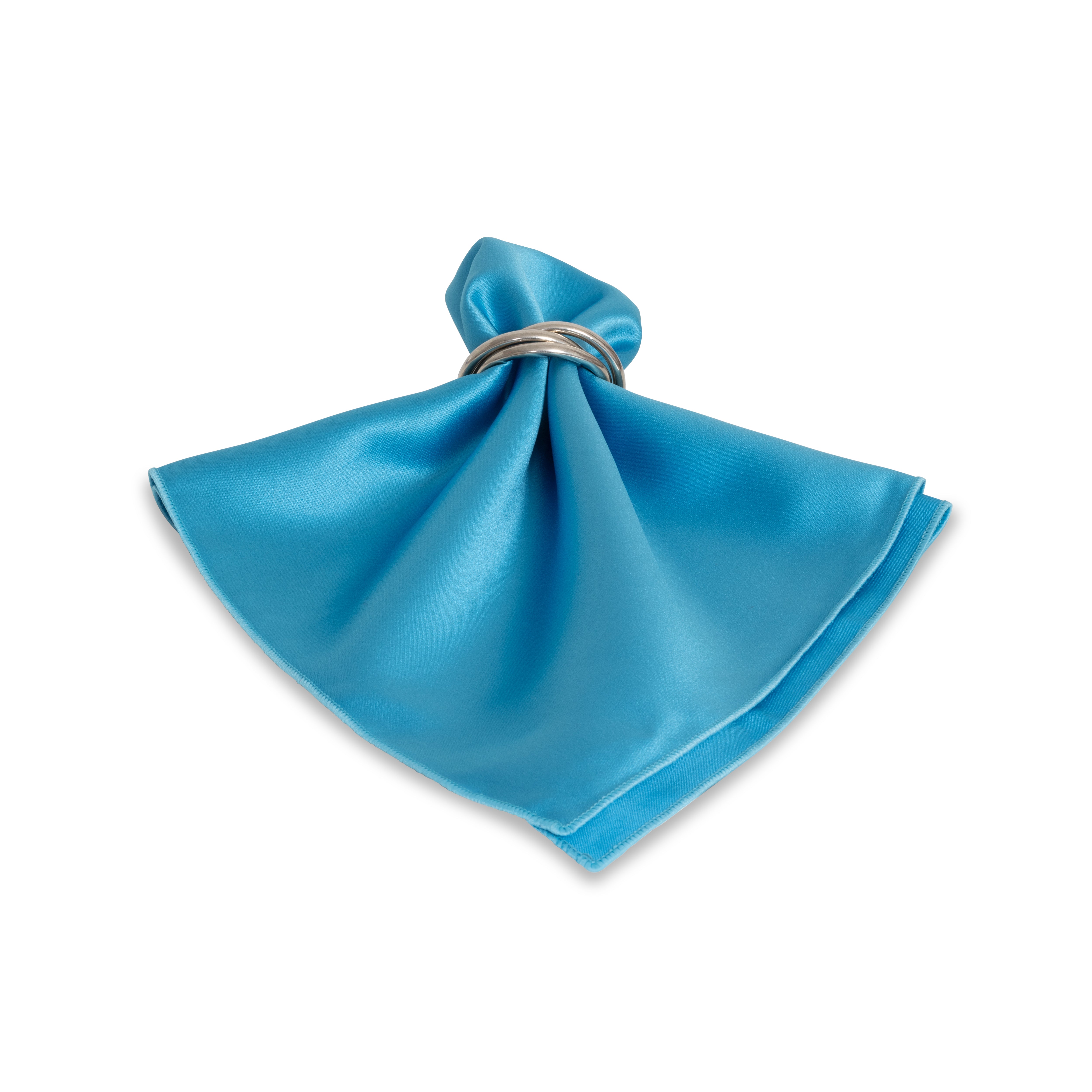 Matte Satin Turquoise Napkin