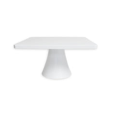 Melamine Cake Stand 14" Square - 7.5" Tall