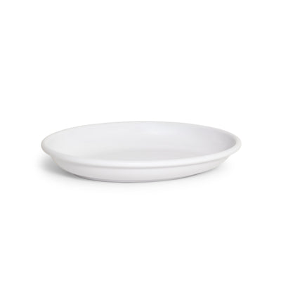 Melamine White Oval 20"