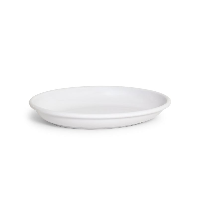 Melamine White Oval 20"