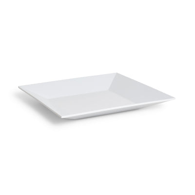 Melamine White Rim Square Platter