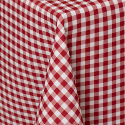 Micro Check Cherry Red