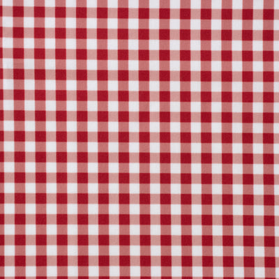 Micro Check Cherry Red Napkin