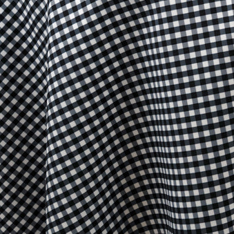 Micro Check Black