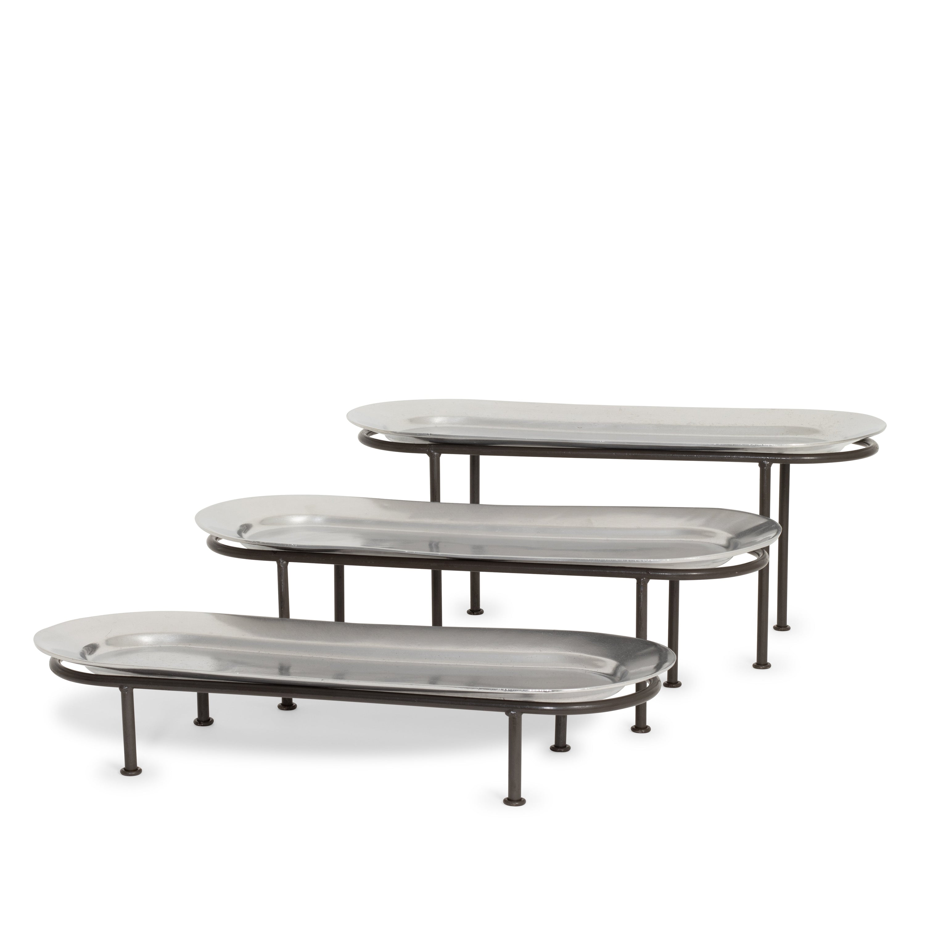 Mod Regal Oval Tray 26"L x 10"W