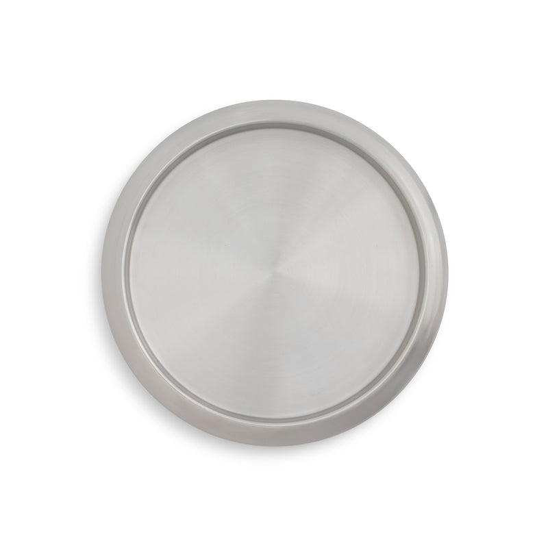 Mod Stainless Steel Round Gallery Tray 16"